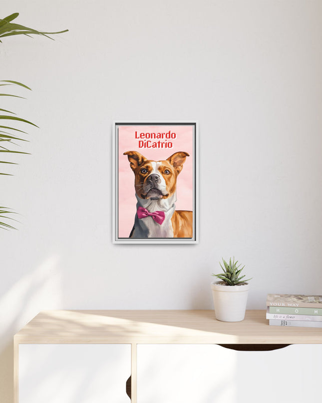 LEONARDO DICATRIO Custom Pet Canvas