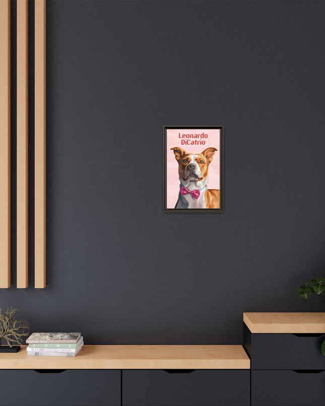 LEONARDO DICATRIO Custom Pet Canvas