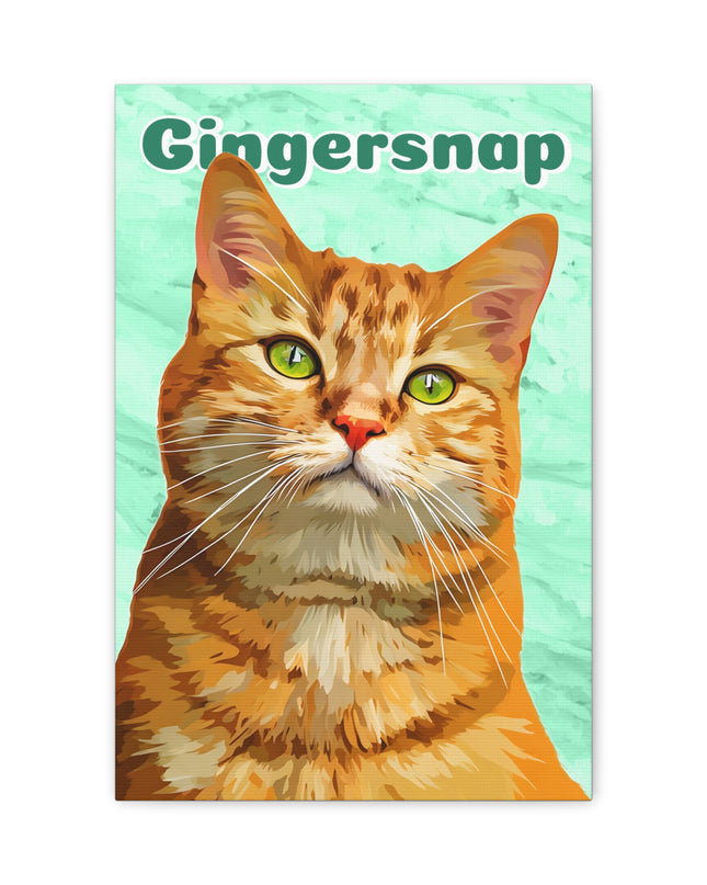 GINGERSNAP Custom Pet Canvas