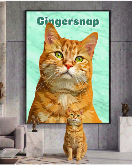 GINGERSNAP Custom Pet Canvas