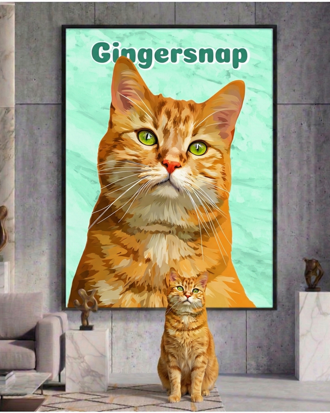 GINGERSNAP Custom Pet Canvas