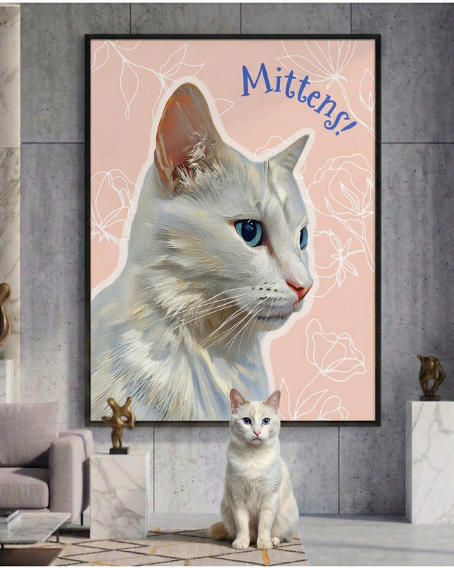 MITTENS Custom Pet Canvas