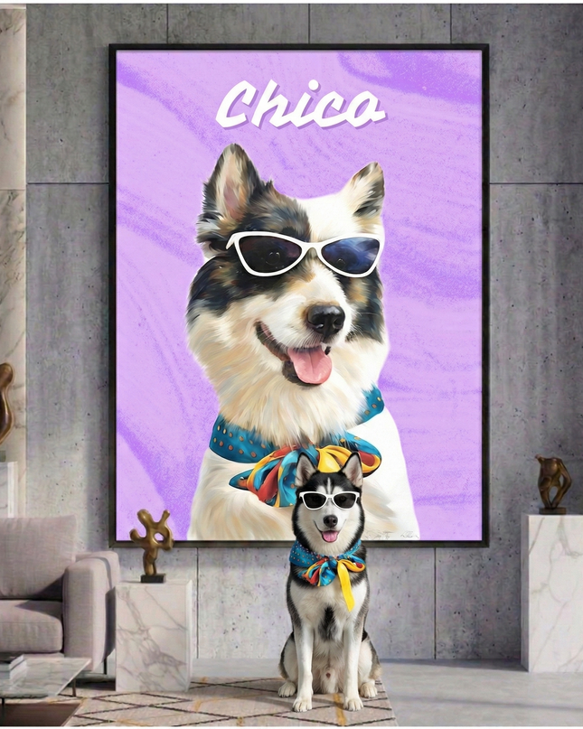 CHICO Custom Pet Canvas
