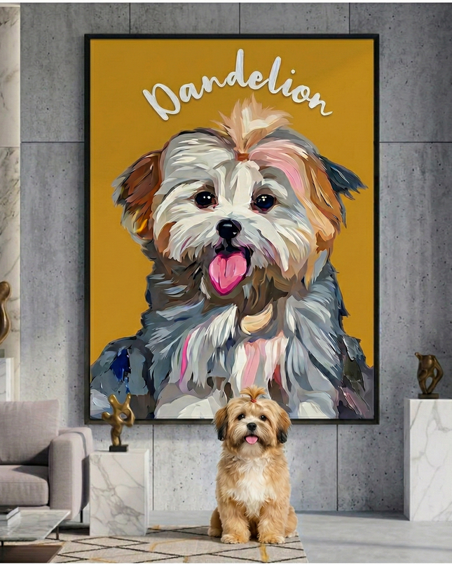 DANDELION Custom Pet Canvas